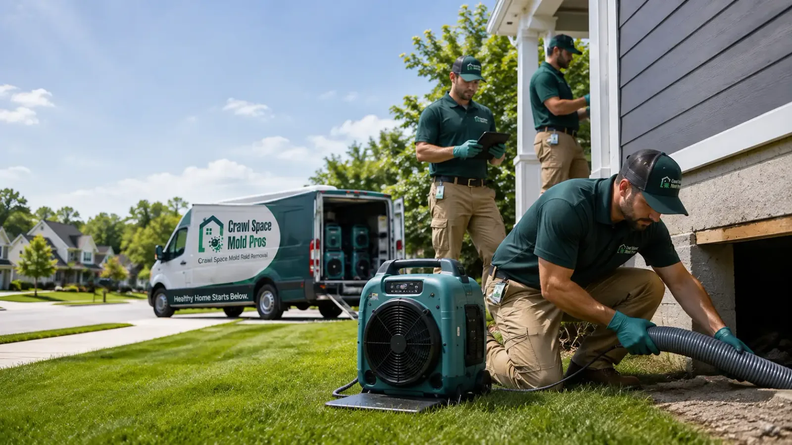 Crawl Space Mold Removal in Seaman, OH